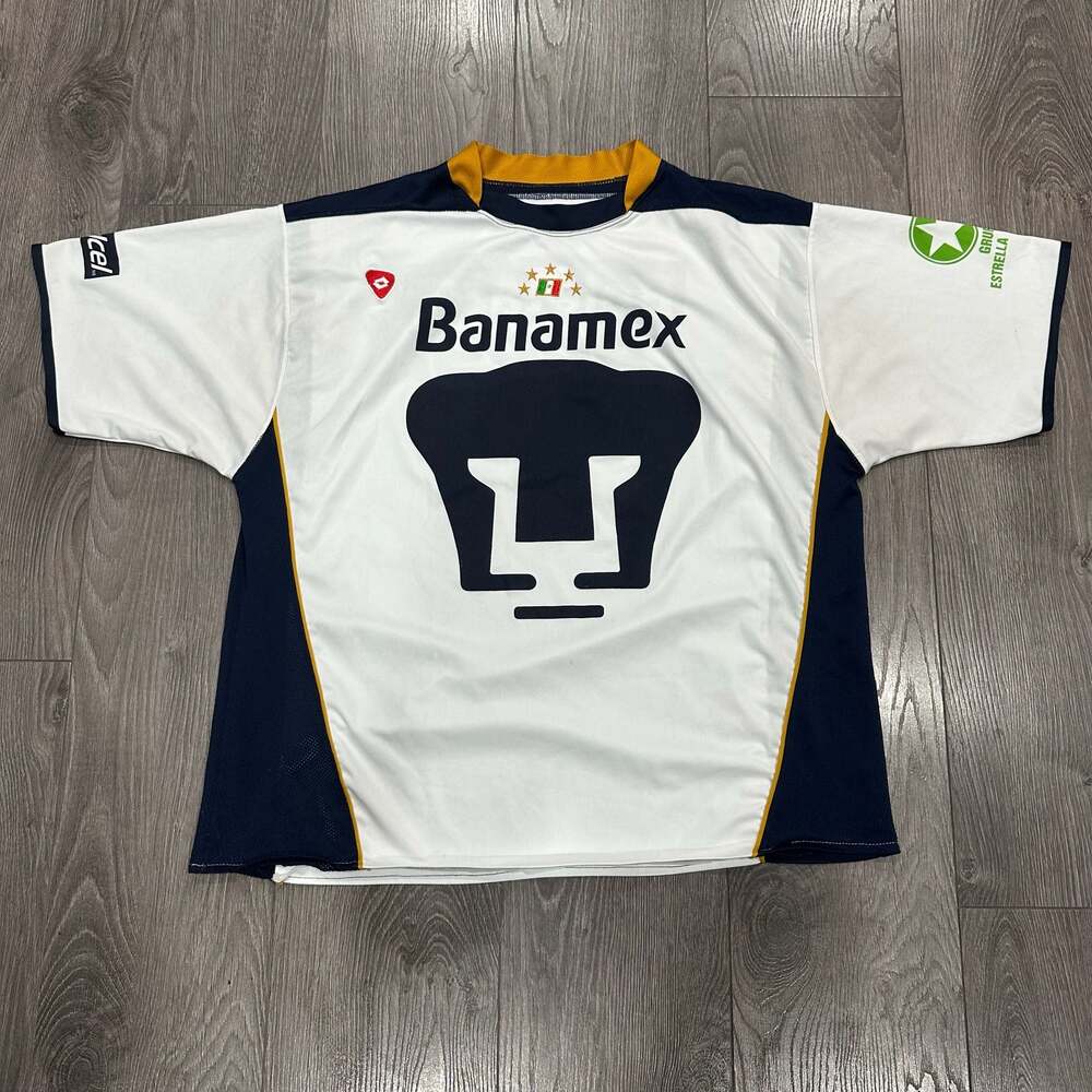 Vintage 2004-2005 Lotto Pumas UNAM Home Soccer Jersey